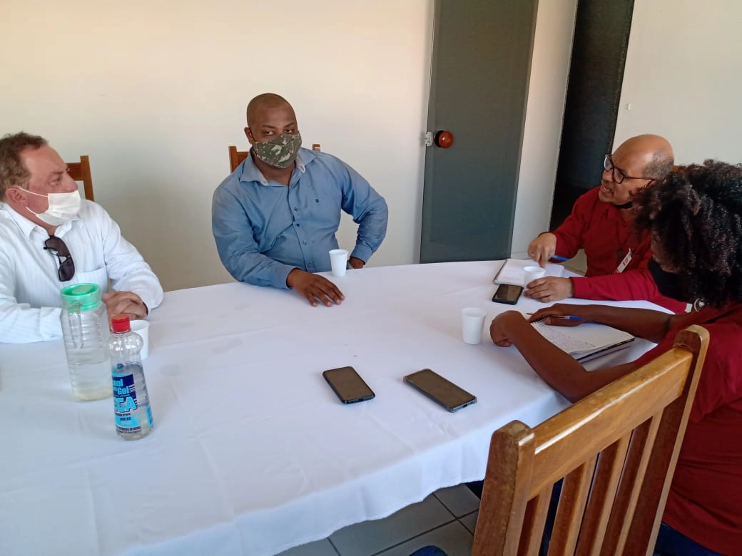 REUNIÃO COM O CANDIDATO A PREFEITO DO MUNICÍPIO Dr MAURO PERUCHI